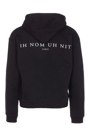 Black cotton hoodie IH NOM UH NIT | NUW25261009